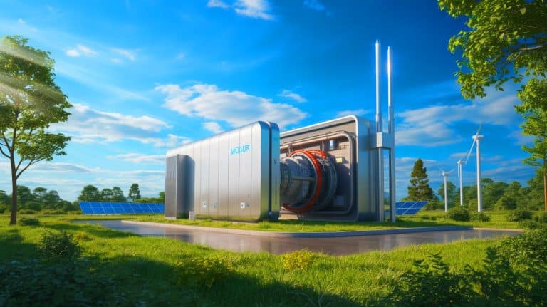 US Commits $800 Million to Small Reactors, Transforming Energy Landscape and Supporting Green Innovation Illustration of small modular reactors supported by U.S. Department of Energy funding.