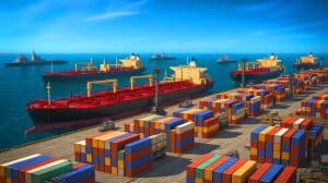 Illustration of Venezuela's oil export challenges amid competition and geopolitical tensions.