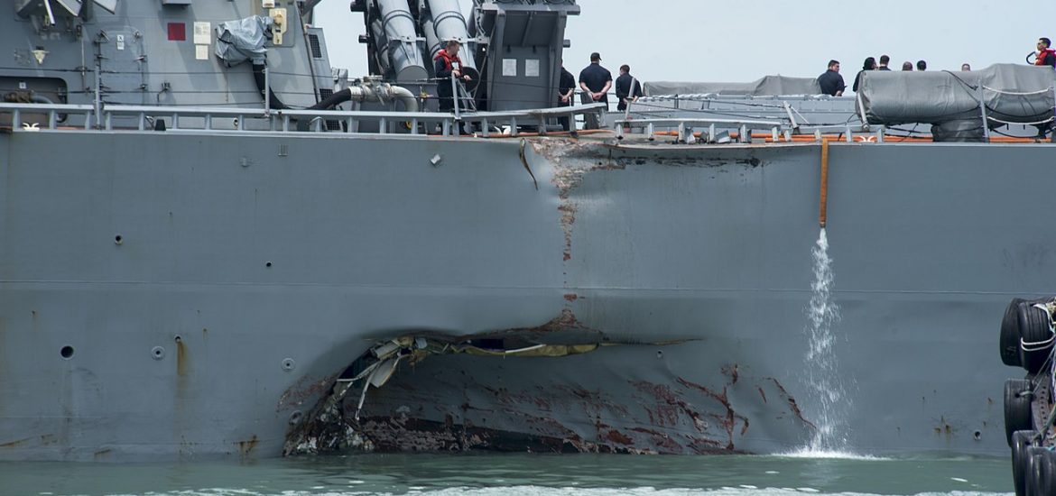 Greek tanker collides off Singapore